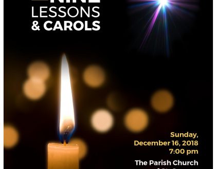 Festival of Nine Lessons and Carols - December 16 at 7PM